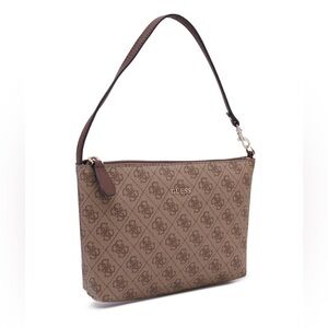 Guess Tan Patterned Shoulder Bag